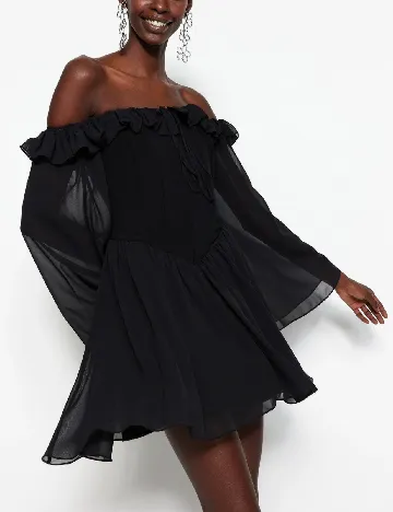 Rochie scurta TRENDYOL, negru