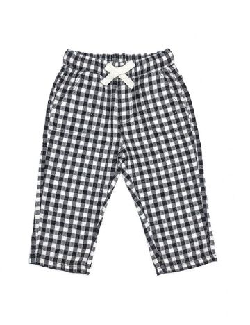 Pantaloni Zara, negru/alb