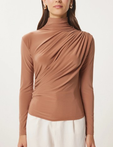 Bluza Happiness Istanbul, maro