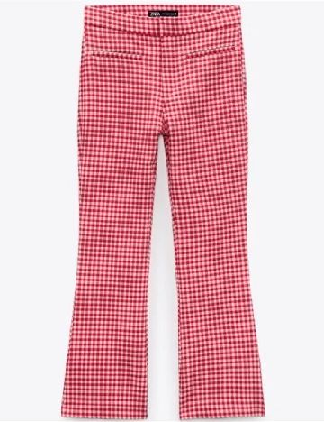 Pantaloni Zara, rosu