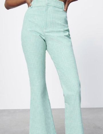 Pantaloni Zara, turcoaz