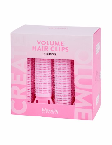 Set bigudiuri 8 bucati Dayes, roz