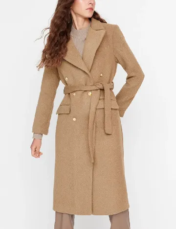 Palton TRENDYOL, maro