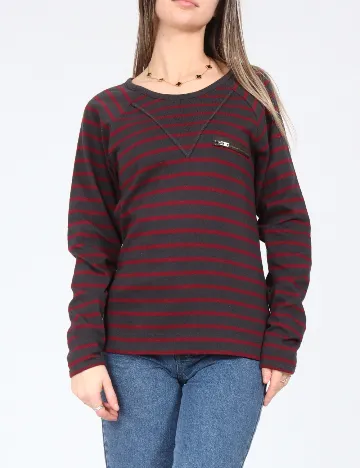 Bluza Zara, gri/visiniu