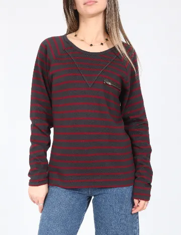 Bluza Zara, gri/visiniu