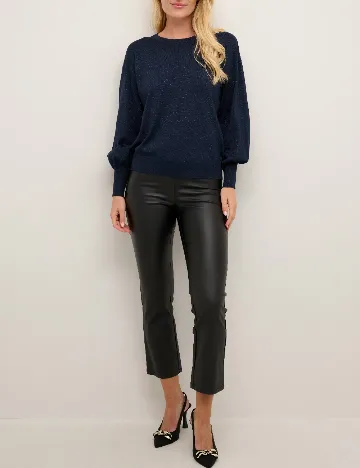 Bluza Kaffe, bleumarin Albastru