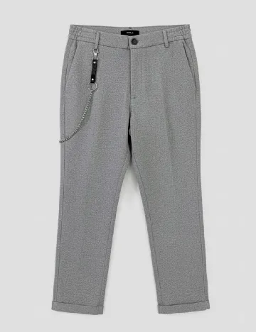 Pantaloni Bershka, gri