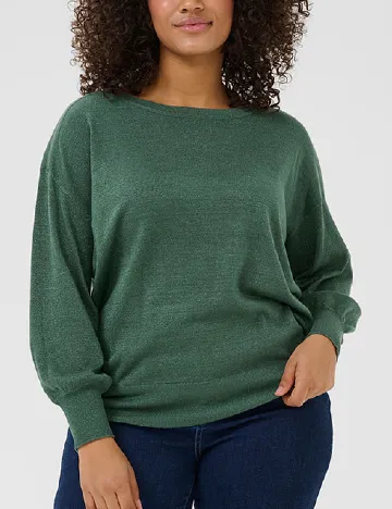 Bluza Kaffe Curve, verde Verde