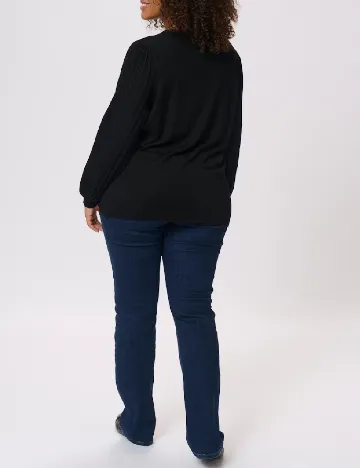 Bluza Kaffe Curve, negru Negru