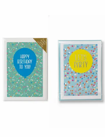 Set felicitari 2 bucati DLP Industry, mix culori