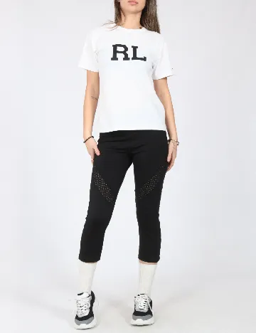 Colanti trei sferturi Bershka, negru