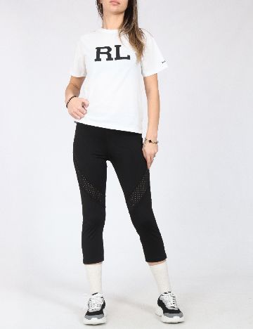 Colanti trei sferturi Bershka, negru