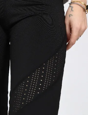 Colanti trei sferturi Bershka, negru