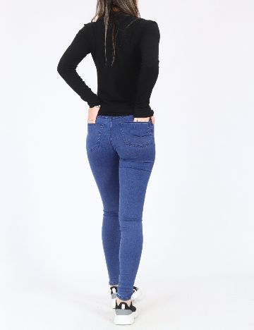 Blugi Bershka, albastru