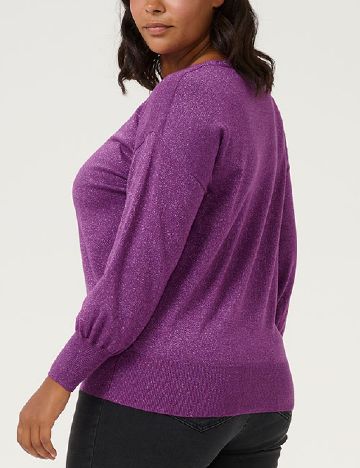 Bluza Kaffe Curve, mov