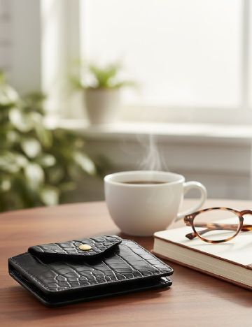 Mini portofel Trendz, negru