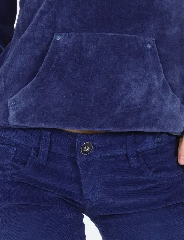 Pantaloni Zara, bleumarin