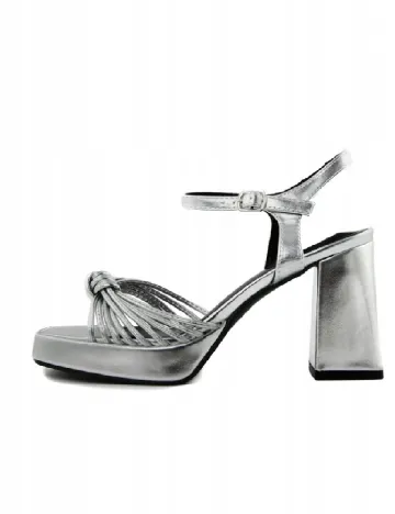 Sandale Bottega 22, argintiu