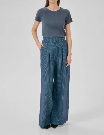 Pantaloni My Essential Wardrobe, albastru