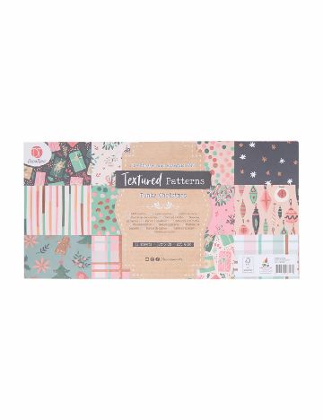 Bloc de carton scrapbooking Craciun Deco Time, mix culori