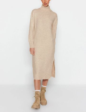 Rochie medie TRENDYOL, bej
