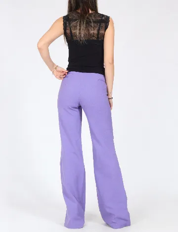 Pantaloni Bershka, mov