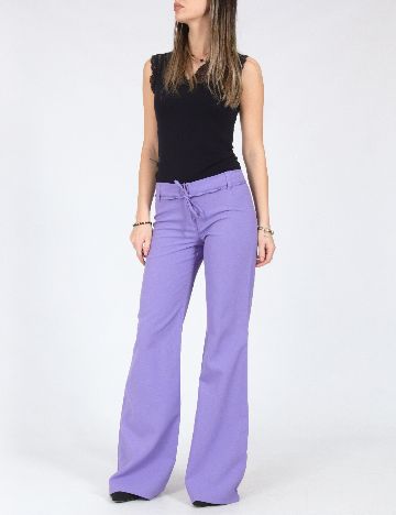 Pantaloni Bershka, mov