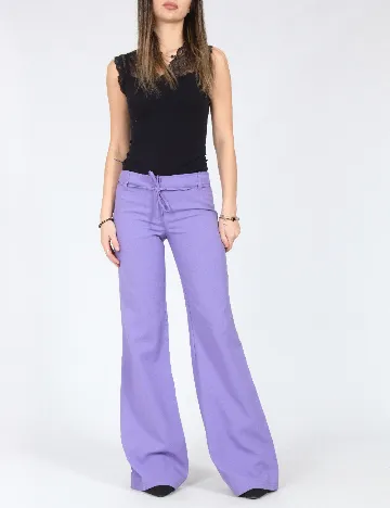 Pantaloni Bershka, mov