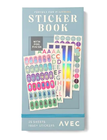 Set stickere AVEC, mix culori