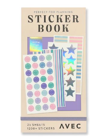 Set stickere AVEC, mix culori