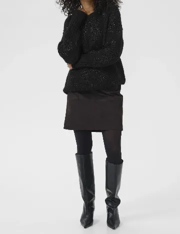 Pulover Kaffe, negru