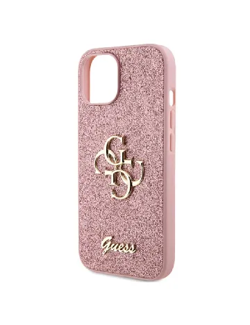 Husa iPhone 15 Guess, roz