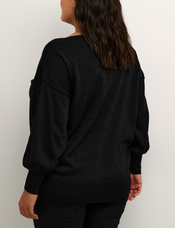 Bluza Kaffe Curve, negru