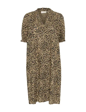 Rochie medie Kaffe, animal print