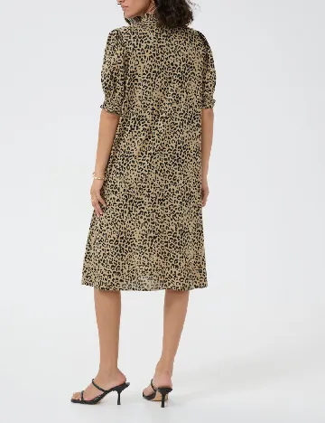 Rochie medie Kaffe, animal print