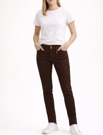 Pantaloni Bershka, maro