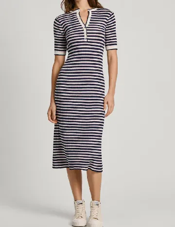 Rochie medie Pepe Jeans, mix culori