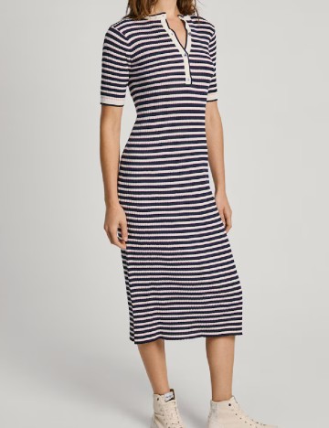 Rochie medie Pepe Jeans, mix culori