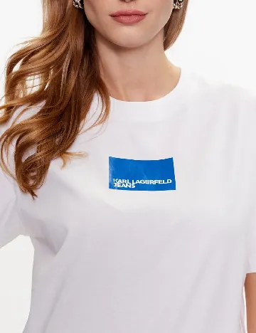 Tricou Karl Lagerfeld Jeans, alb