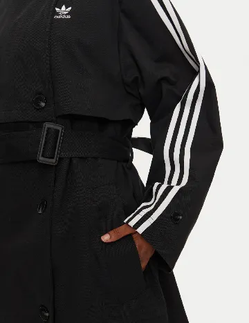 Trench Adidas, negru