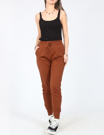 Pantaloni Pull&Bear, maro