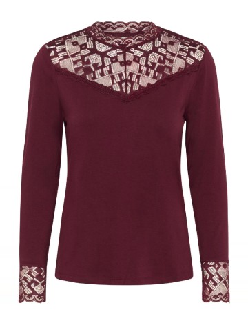 Bluza Cream, visiniu