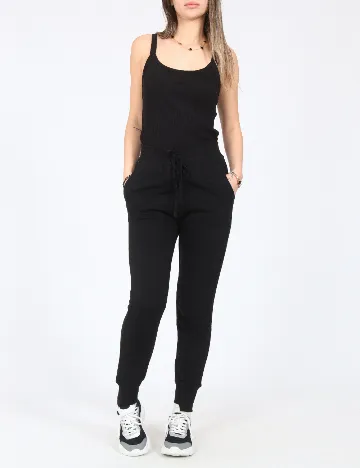 Pantaloni Pull&Bear, negru