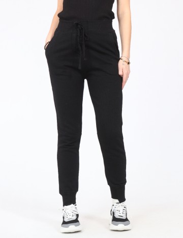 Pantaloni Pull&Bear, negru