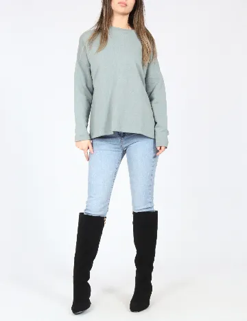 Bluza Pull&Bear, verde