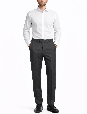 Pantaloni Zara, gri inchis