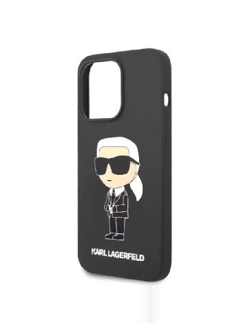 Husa iPhone 14 Pro KARL LAGERFELD, negru