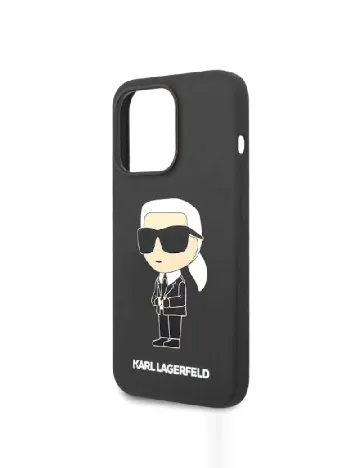 Husa iPhone 14 Pro KARL LAGERFELD, negru
