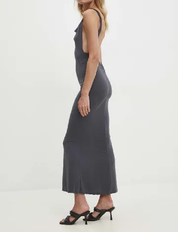 Rochie lunga Answear LAB, gri