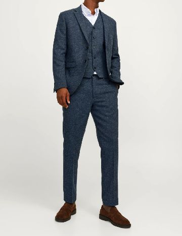 Pantaloni Jack&Jones, bleumarin